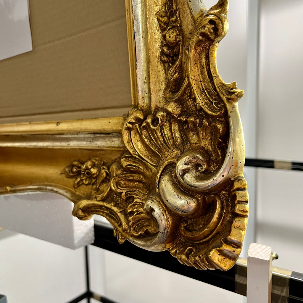 Echtgold Vergoldeter Rokoko Rococo Rahmen Detailansicht