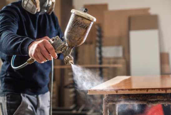 Variante von Lackierter Oberfläche für Massivholzstühle von Holz66