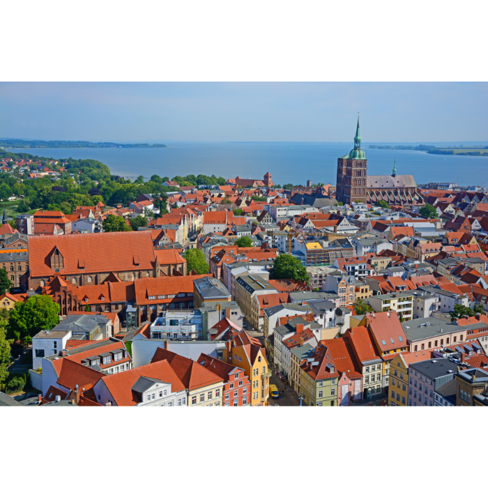 Foto der Altstadt von Stralsund in Mecklenburg-Vorpommern